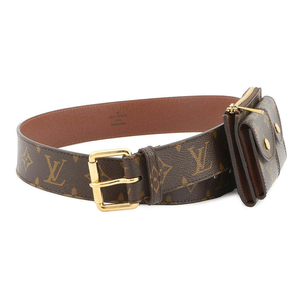 Louis Vuitton Monogram Pouch Clutch Ceinture Pochette Duo Belt Case - Picture 3 of 11